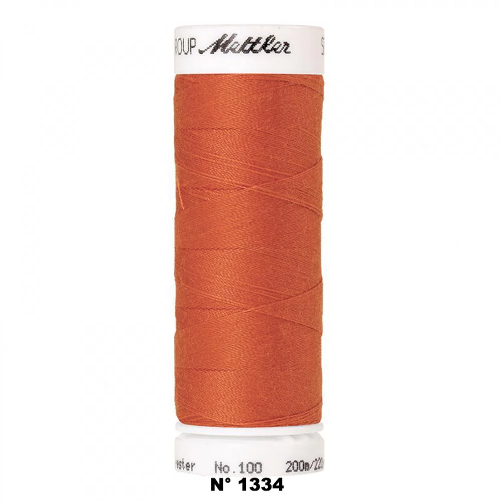 Fil à coudre 200m Orange, Mettler, grand choix de couleur - Image 4